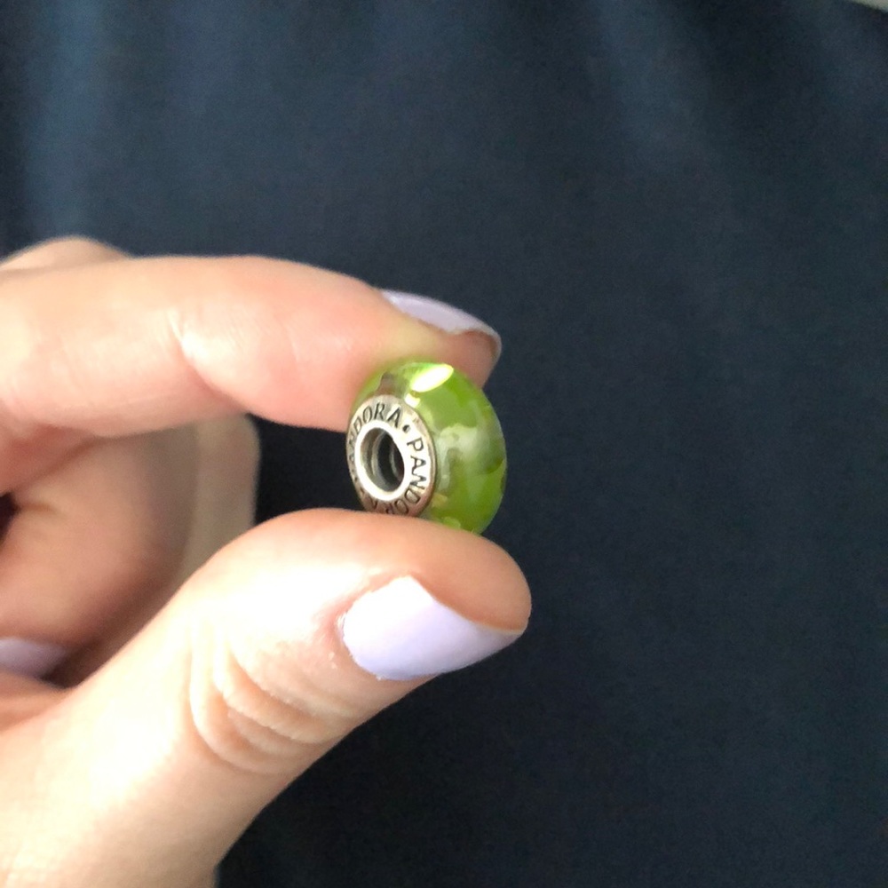 Pandora green star charm